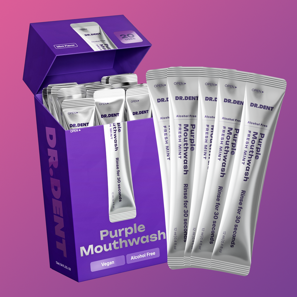 Dr Dent Violet Color-Correcting Mouth Rinse