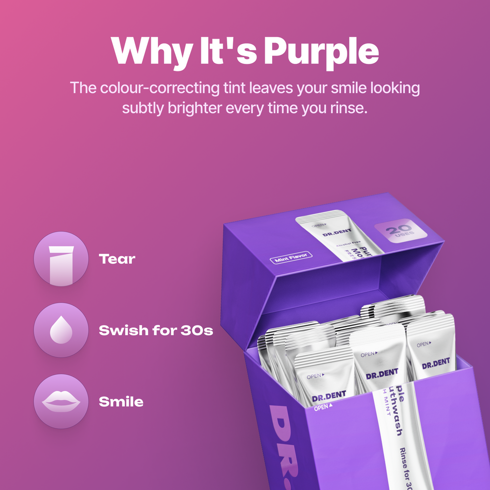 Dr Dent Violet Color-Correcting Mouth Rinse - image 4